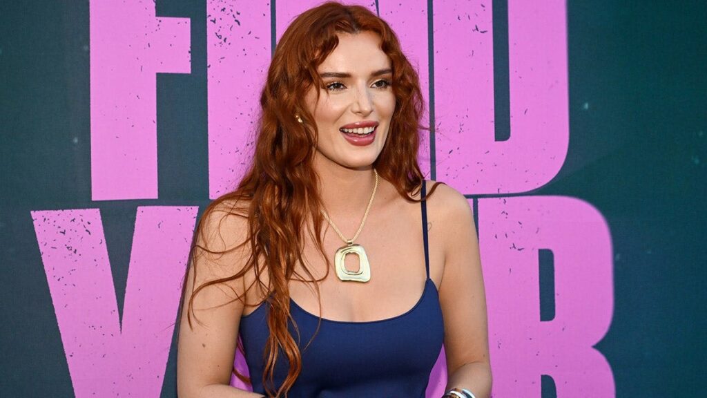 Former Disney star Bella Thorne stuns in green sequin bikini during beach day with fiancé - Fox News