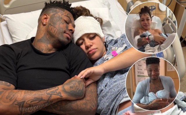 BLUEFACE AND NEVAEH AKIRA WELCOME SON JOHNATHAN JAMAL PORTER - BCK Online
