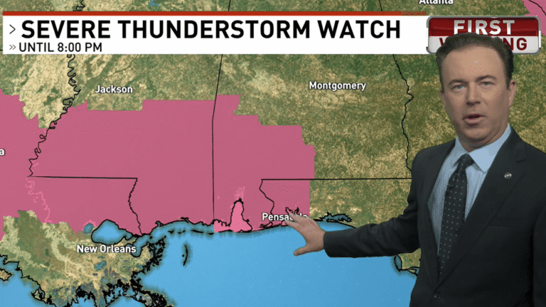 Severe Thunderstorm Watch for parts of SW Alabama, NW Florida - mynbc15.com