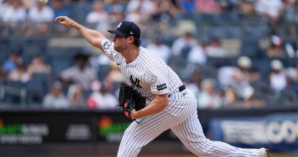 Gerrit Cole Strikes His Way Into Yankees History as Bombers Beat Brav… - Bronx Pinstripes