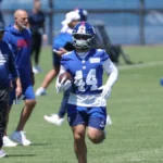 Cam Skattebo leaves practice early after collision with Arvell Reese — Cam Skattebo News Giants Camp - El-Balad.com