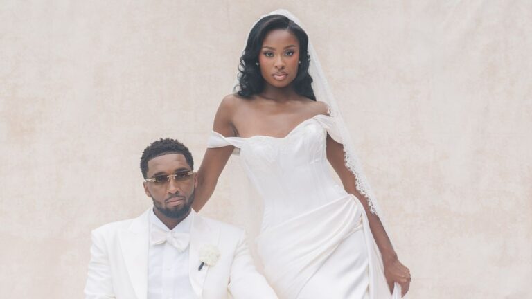 Coco Jones and Donovan Mitchell Collaborated Entirely With Black Designers for Their Wedding Wardrobe - Vogue