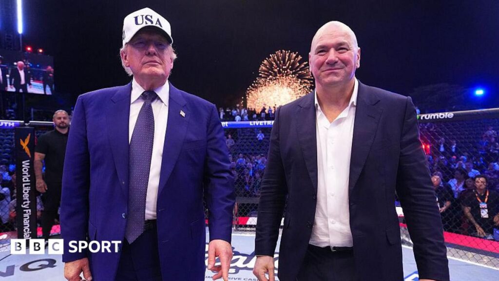 UFC loses $30m on Freedom 250 event at White House - BBC