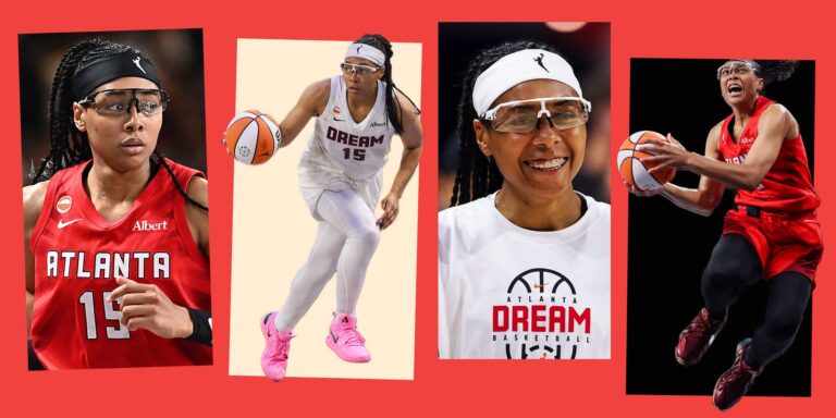 Why Allisha Gray Wears Goggles During WNBA Games - aol.com