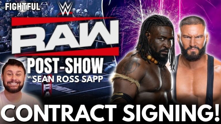 Oba Femi vs. Bron Breakker Contract Signing On WWE Raw 8/24/26 Full Show Review & Highlights w/ SRS - Fightful