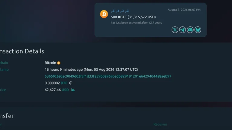 ZachXBT Spots 500 BTC Move in Dormant Bitcoin Wallets Moving Funds - El-Balad.com
