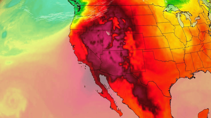 Record Heat Dome Pushes Southwest Highs Toward 120°F - Nevada Globe