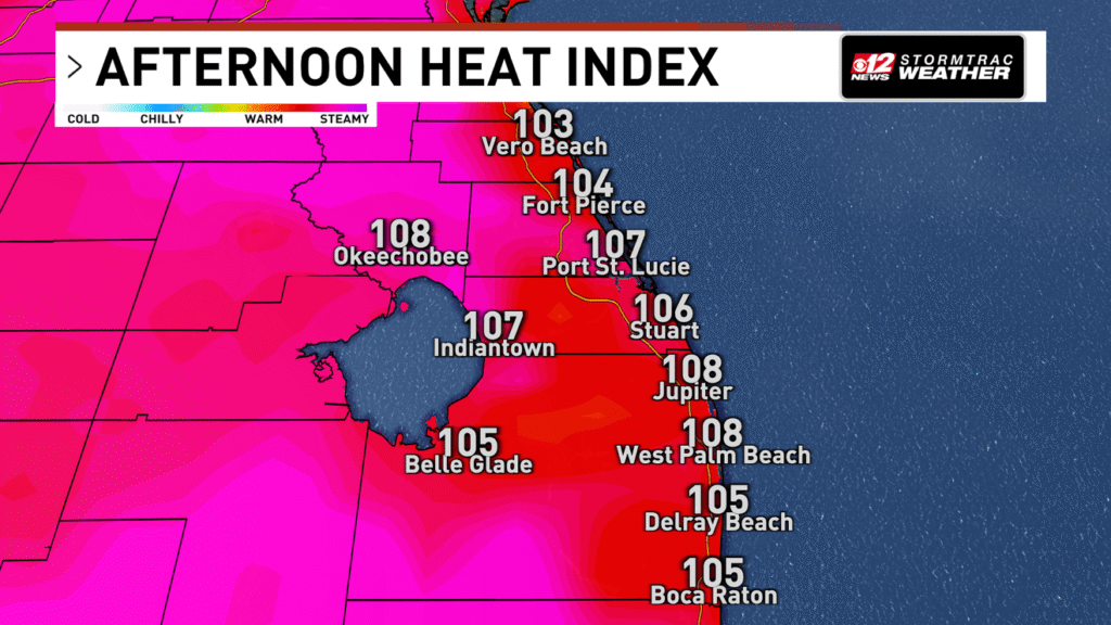 Heat dome settles over Florida with feels-like temperatures near 110 - WPEC