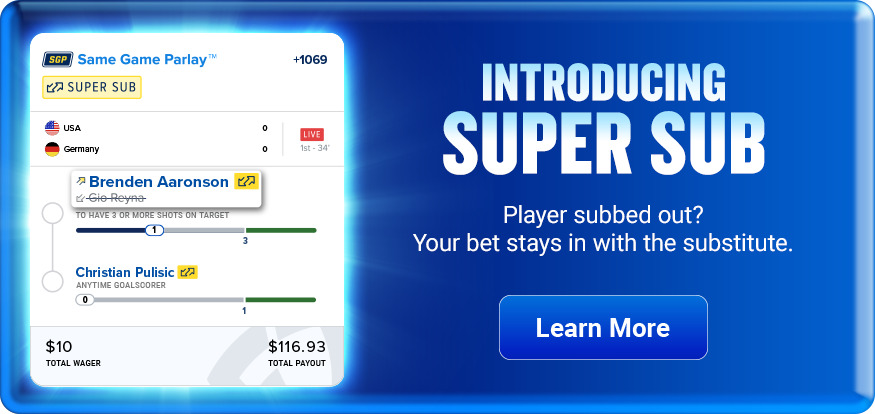 FanDuel Super Sub Promo: Your Player Prop Bet Transfers to the Substitute - VegasInsider