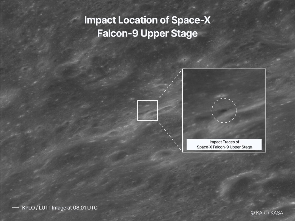 A SpaceX Rocket Part Just Slammed Into the Moon, Creating a Dust Plume and Crater. Here's What Some Scientific Instruments Saw - Smithsonian Magazine