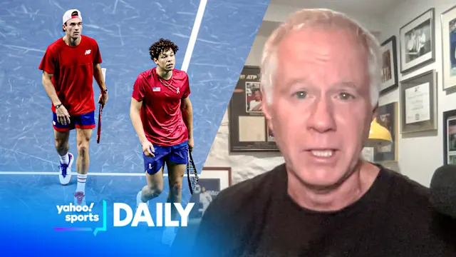 David Frei shares loving tribute to dog show co-host Mary Carillo before International Tennis HOF induction - Yahoo Sports