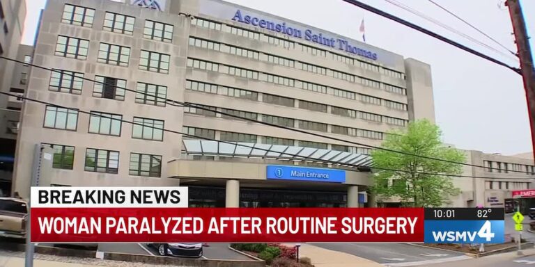 Alleged drug mixup at Nashville hospital leaves woman paralyzed - WSMV