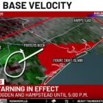 A Tornado Warning was issued for New Hanover and Pender counties - WECT | TV6