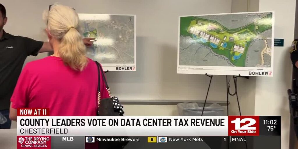 Chesterfield leaders detail financial impact of Google data center projects - FOX5 Vegas
