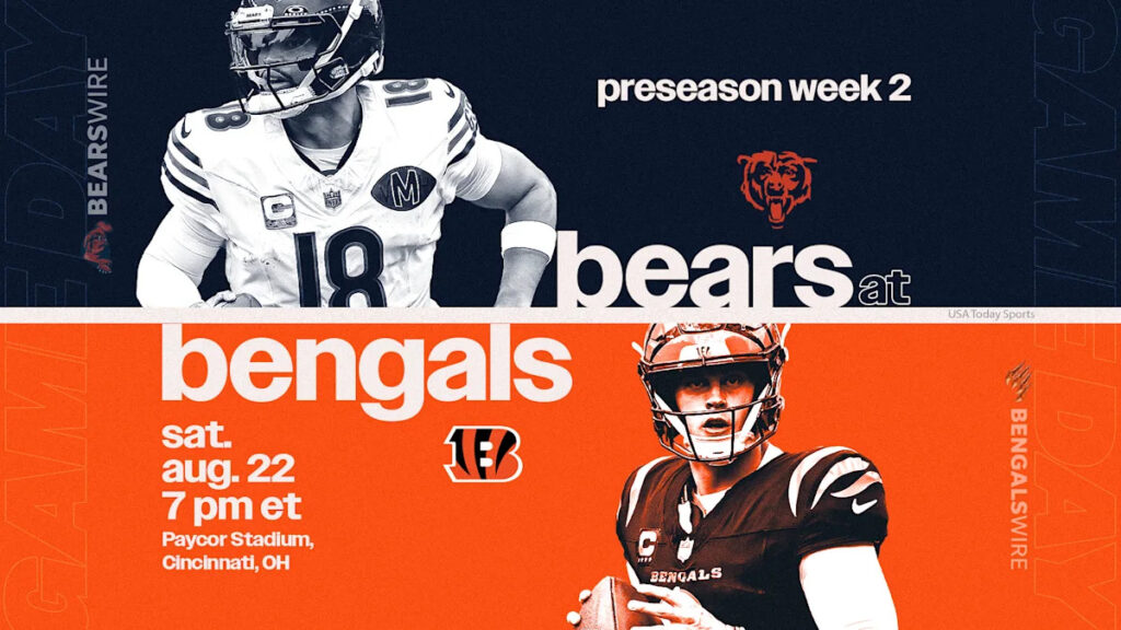 What channel is Bears vs. Bengals on today? Time, TV schedule - Yahoo Sports