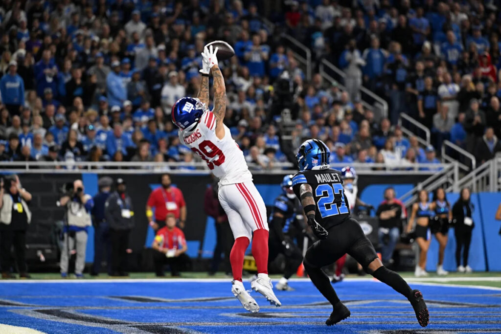 Isaiah Hodgins headlines first 8 cuts by Giants - Yahoo Sports