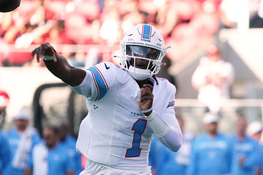 ESPN fantasy analyst says Titans QB Cam Ward is a viable fantasy option - Yahoo Sports