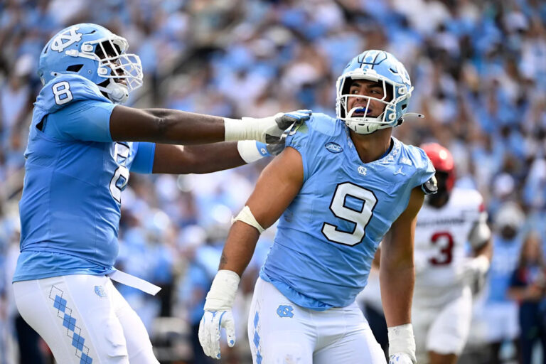 Melkart Abou Jaoude injury update: Latest news after UNC DE exits game - Yahoo Sports