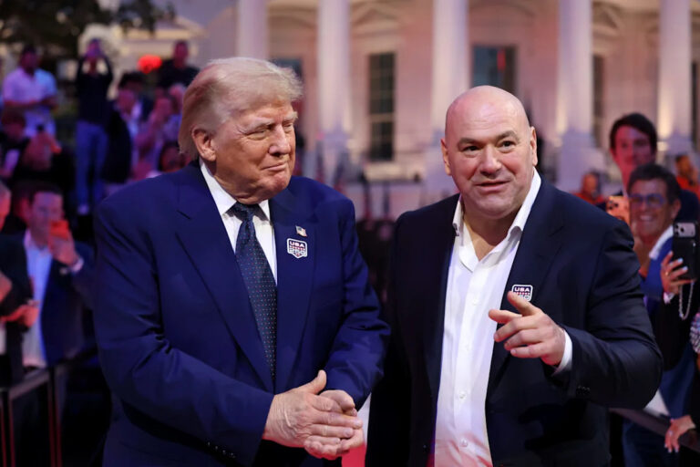 Dana White shuts down absurd UFC White House weather conspiracy theory - Yahoo Sports