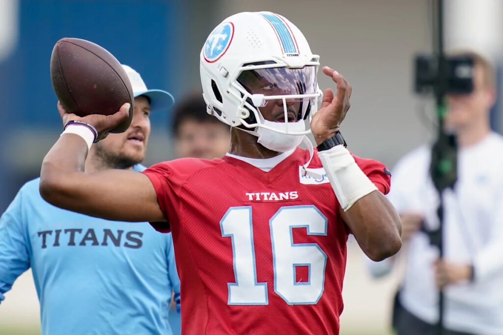 Where Hendon Hooker is on Titans' depth chart ahead of NFL preseason - Yahoo Sports