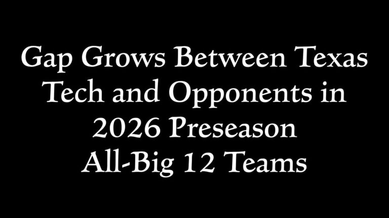 Preseason College Football 2026 All-Big 12 Team & Awards: Texas Tech dominates conference - Sports Talk with Sam Teets