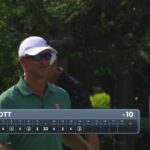 Adam Scott sinks 23-foot birdie putt on No. 13 at TOUR Championship - PGA Tour