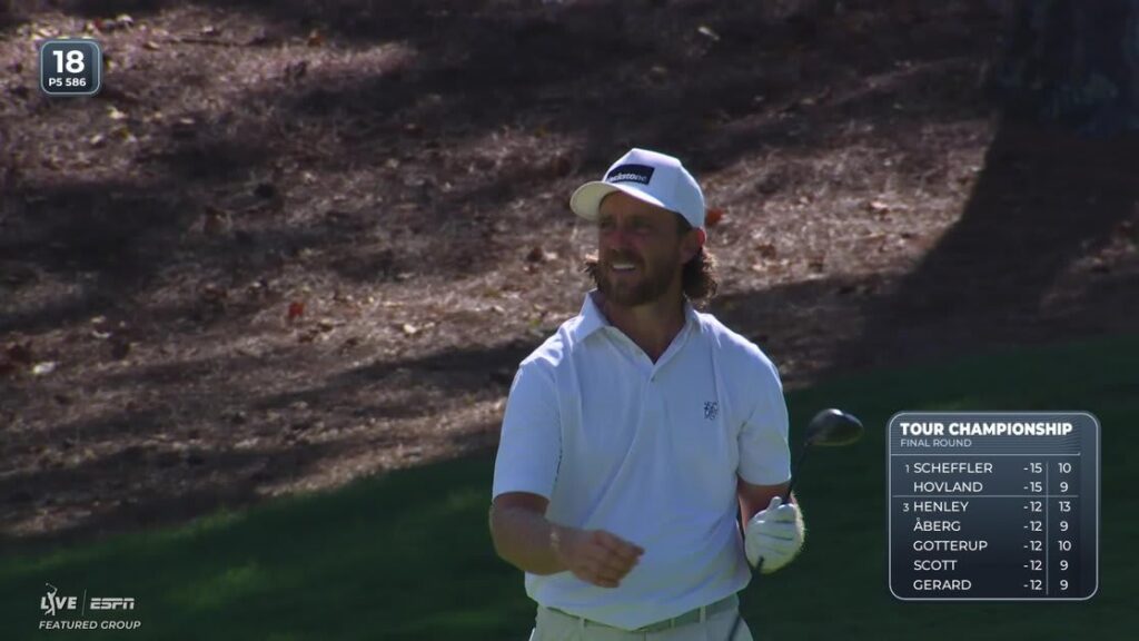 Tommy Fleetwood reaches par-5 No. 18 in two, makes birdie at TOUR Championship - PGA Tour