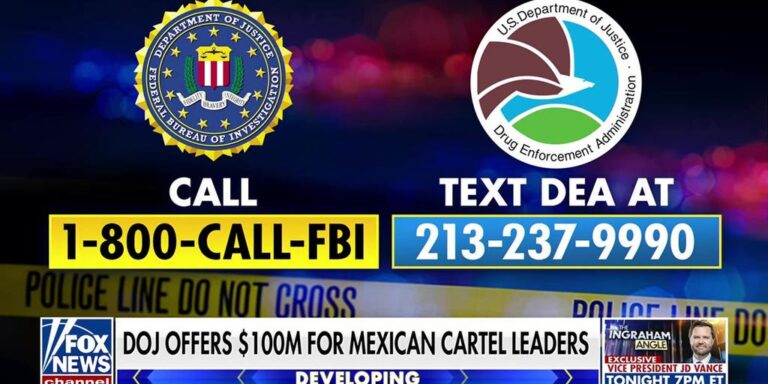 DOJ escalates Mexican cartel crackdown with $100M in rewards - Fox News
