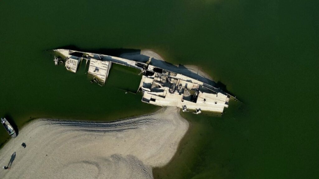 Drought exposes Nazi-era warship wrecks beneath the Danube - Al Jazeera