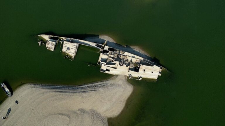 Drought exposes Nazi-era warship wrecks beneath the Danube - Al Jazeera