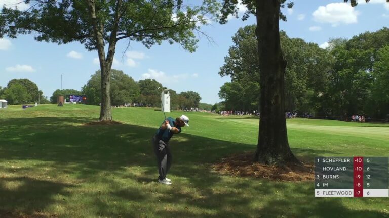 Tommy Fleetwood sinks 23-foot birdie putt on No. 7 at FedEx St. Jude - PGA Tour