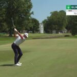 Sam Burns gets up-and-down from 119 yards for birdie on No. 15 at FedEx St. Jude - PGA Tour