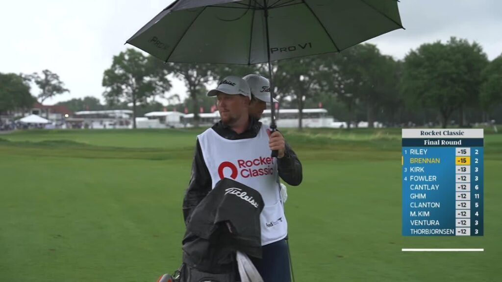 Michael Brennan's 118-yard approach sets up birdie on No. 3 at Rocket Classic - PGA Tour