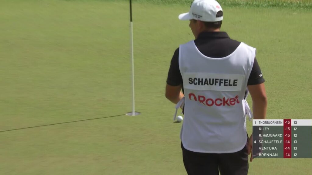 Michael Thorbjornsen makes birdie on No. 14 at Rocket Classic - PGA Tour