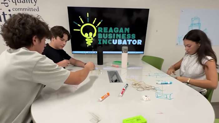 Reagan High School Business INCubator turns student ideas into potential enterprises - KSAT