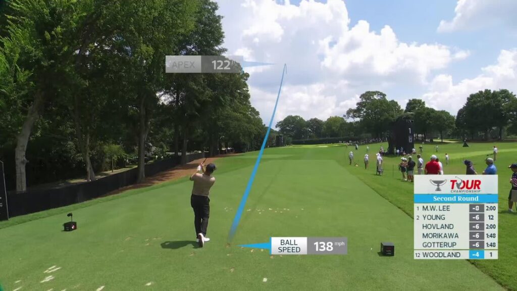 Gary Woodland hits tee shot to 8 feet, sets up birdie on No. 2 at TOUR Championship - PGA Tour