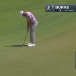 Sam Burns sinks 14-foot putt for birdie on No. 3 at TOUR Championship - PGA Tour