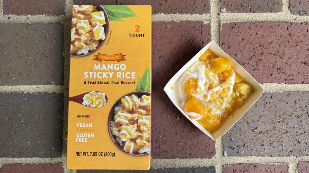 I Tried Trader Joe's New Microwavable Mango Sticky Rice. Here's What Worked And What Didn't - Tasting Table