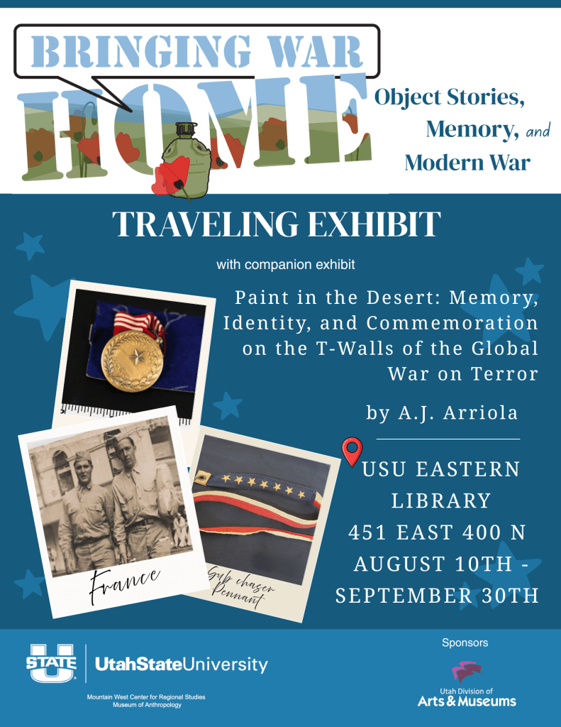 “Bringing War Home” and “Paint the Desert” Traveling Exhibits on Display at the USU Eastern Library & Learning Commons - Castle Country Radio