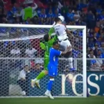 Luis Puente opens the scoring after Andrés Gudiño's mistake - El-Balad.com