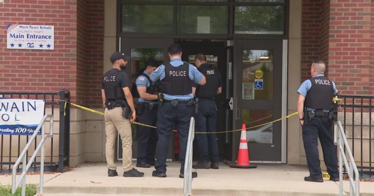 Man and woman shot and killed at Mark Twain Elementary School near Chicago Midway Airport, police say - CBS News
