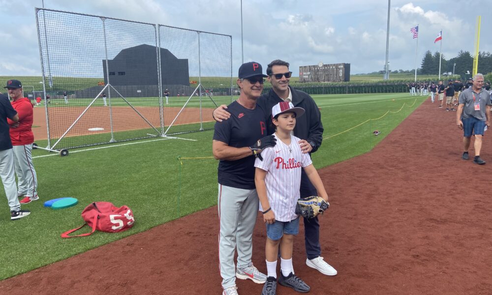 From early ‘catch’ memories to managing together, ‘Field of Dreams’ gives Phillies another chance to recognize fathers and sons - Phillies Nation