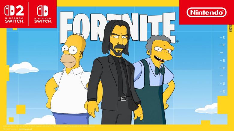 Fortnite Reload trailer shows off The Simpsons and John Wick update - GoNintendo