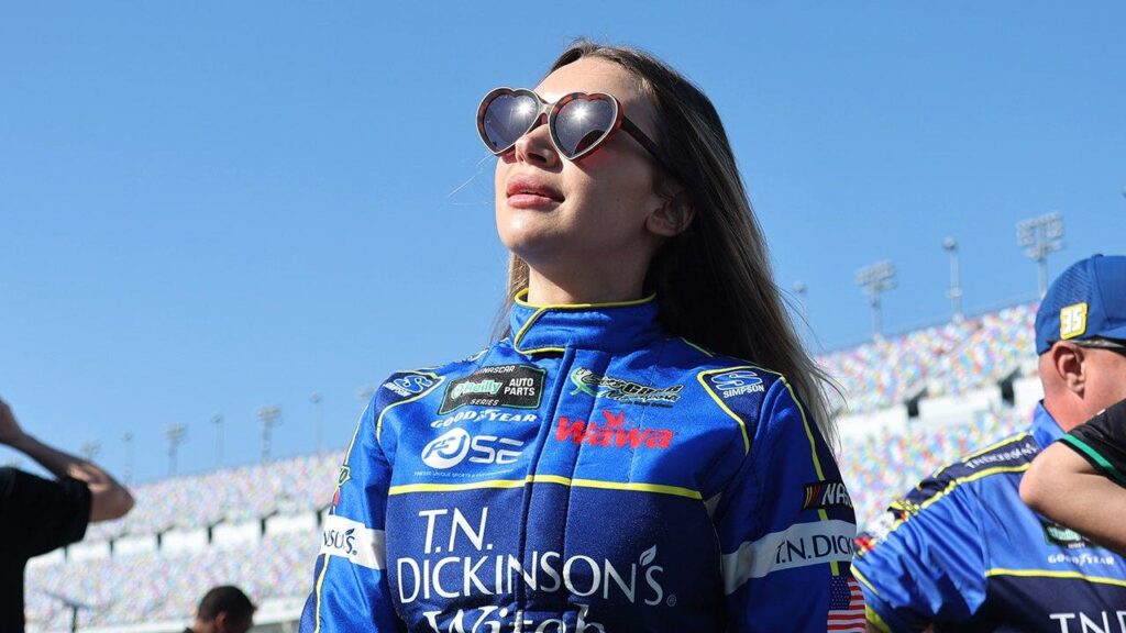 NASCAR's Natalie Decker gives fans a peak under her firesuit and they see red, 'Hard Knocks' is back & Carrie! - Fox News