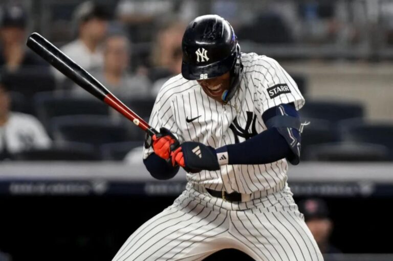 Yankees rookie George Lombard Jr. exits game with possible knee injury - New York Post