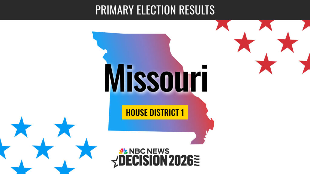 Missouri House District 1 Primary Election Live Results 2026 - NBC News