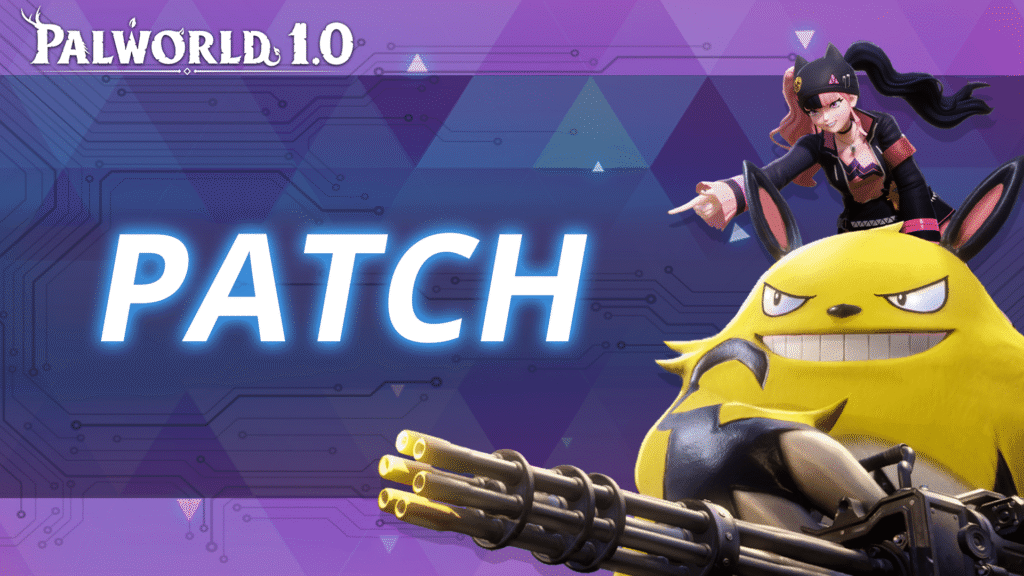Palworld Update 1.101.283 for Version 1.0.3 Brings Balance Changes - MP1st