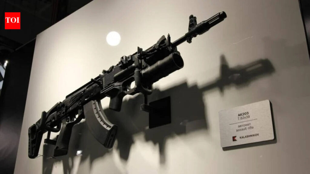 70 rounds of fire, 3,000-round endurance: How India turned a Russian AK-203 into its own ‘Sher’ - The Times of India