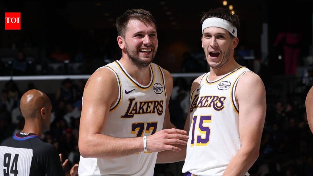 “I'm going to kick his a**”: Austin Reaves throws a huge challenge to Lakers brother Luka Doncic in a can - The Times of India