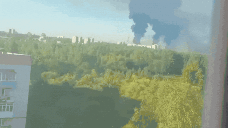 Watch: Smoke engulfs Russian city after Ukraine targets two oil refineries in long-range attacks - The Times of India